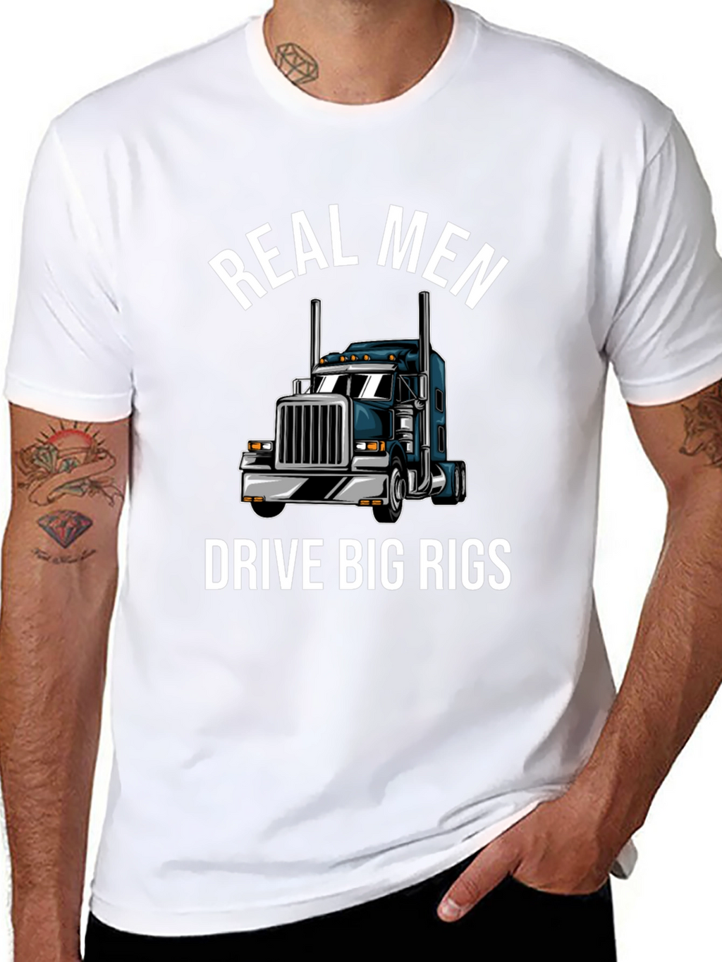 Real Men Drive Big Rigs T-Shirt