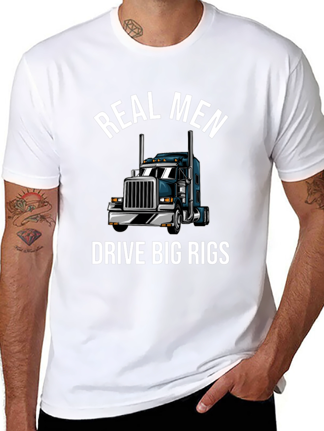Real Men Drive Big Rigs T-Shirt