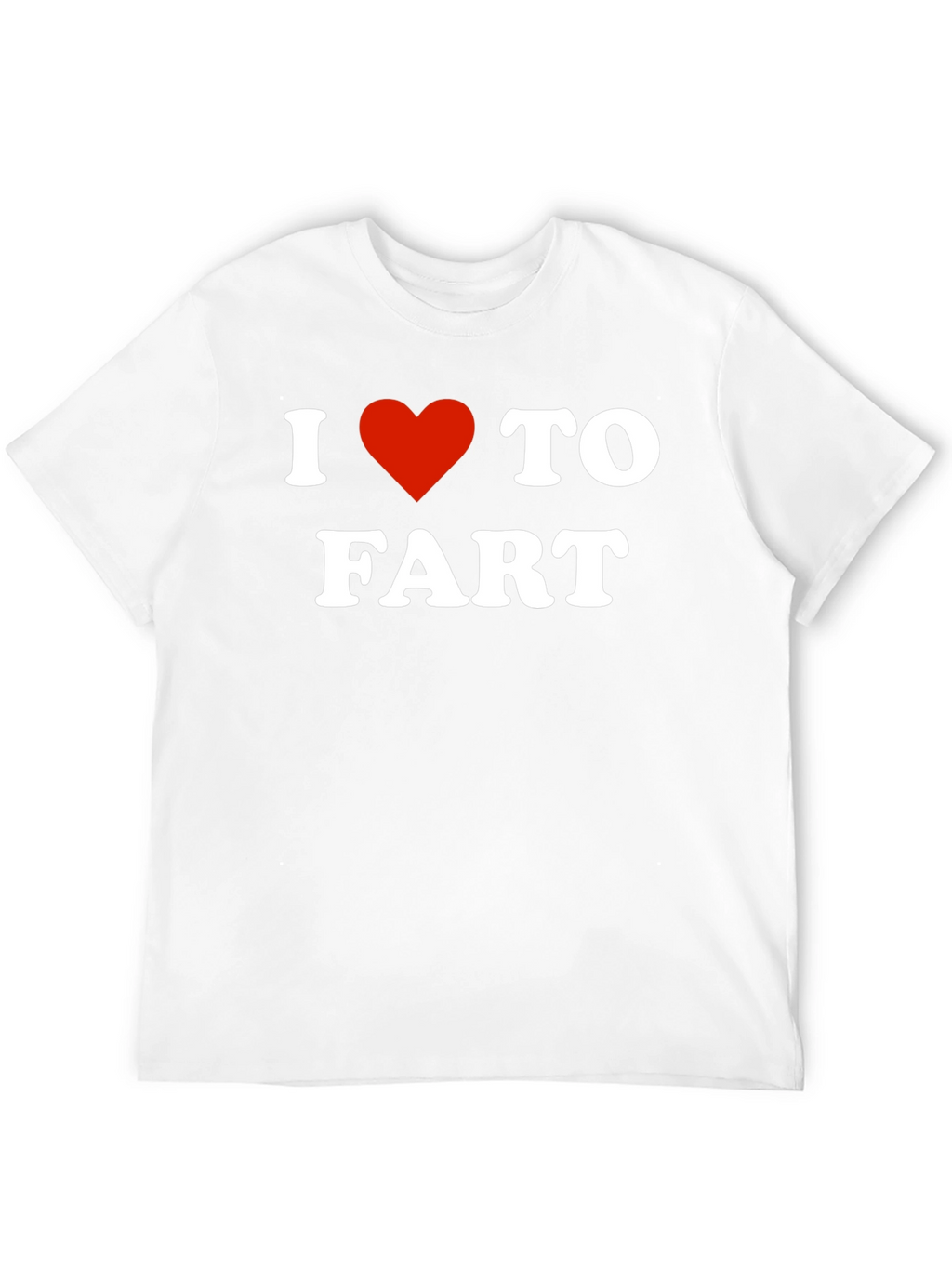 I Heart To Fart Black T-Shirt