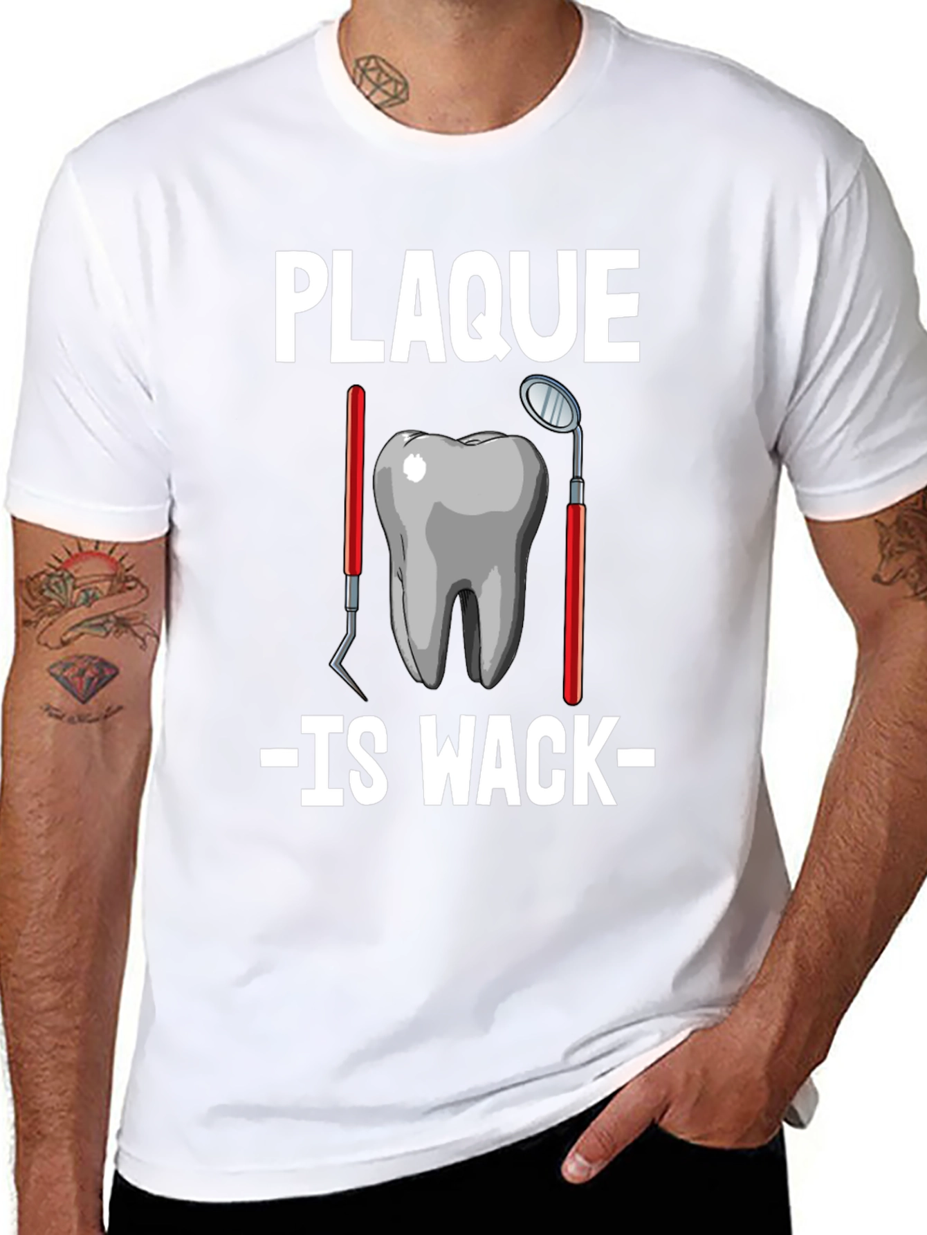 Plaque Is Wack Graphic Tee