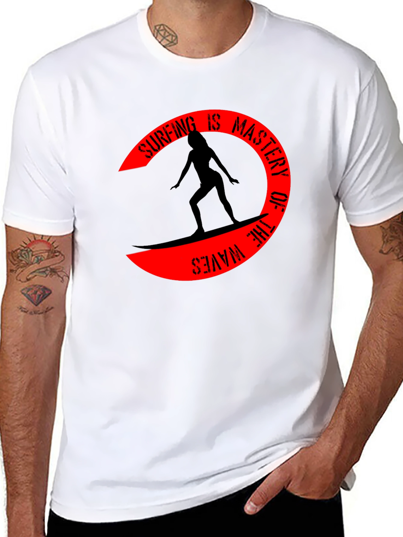 Surfing is Mastery of the Waves T-Shirt