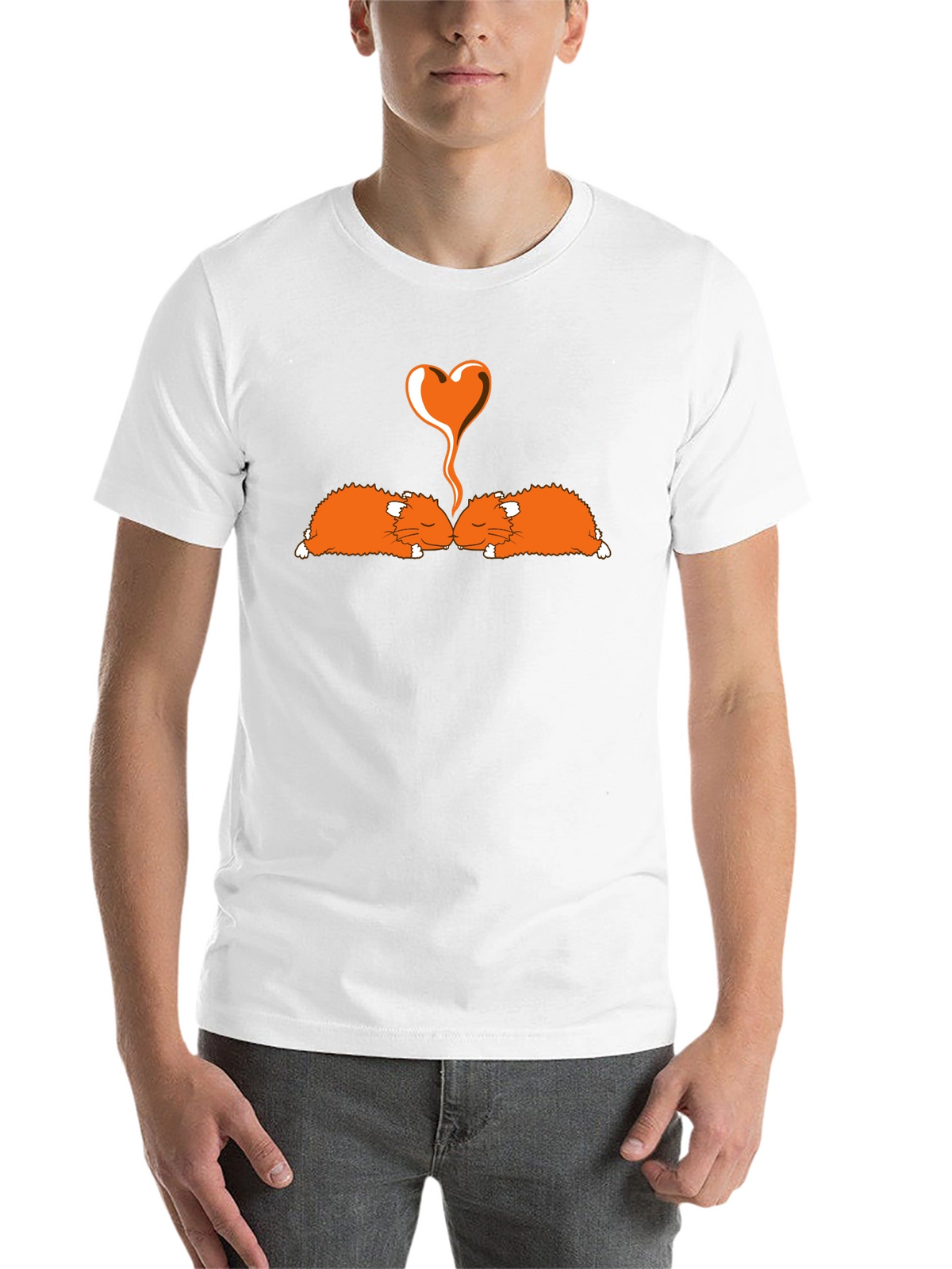 Hamster Love Black T-Shirt