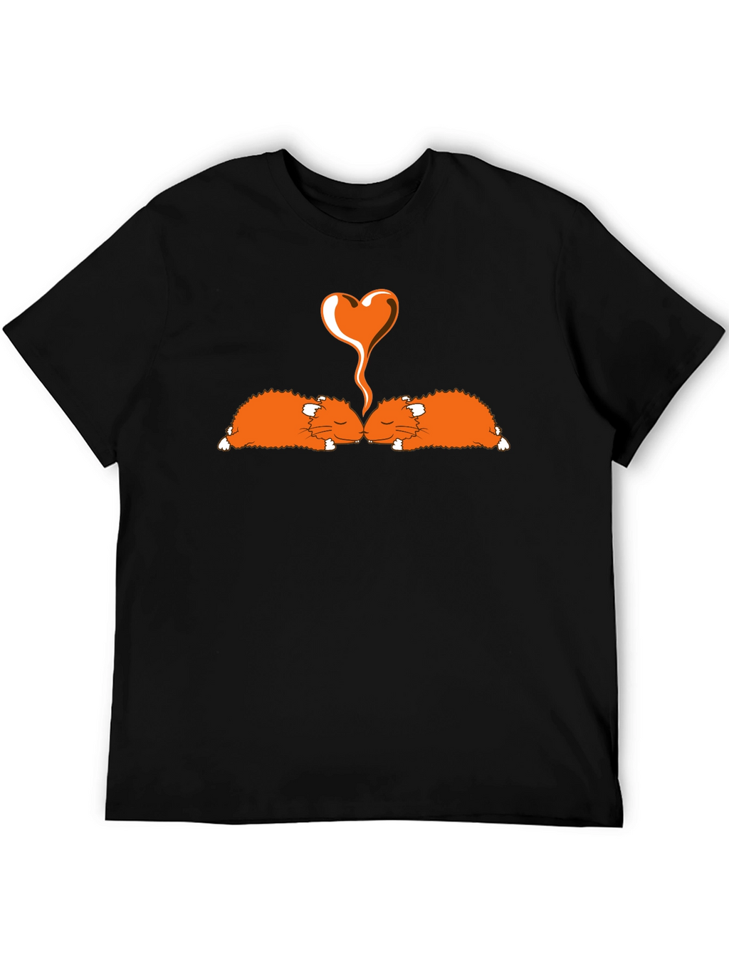Hamster Love Black T-Shirt