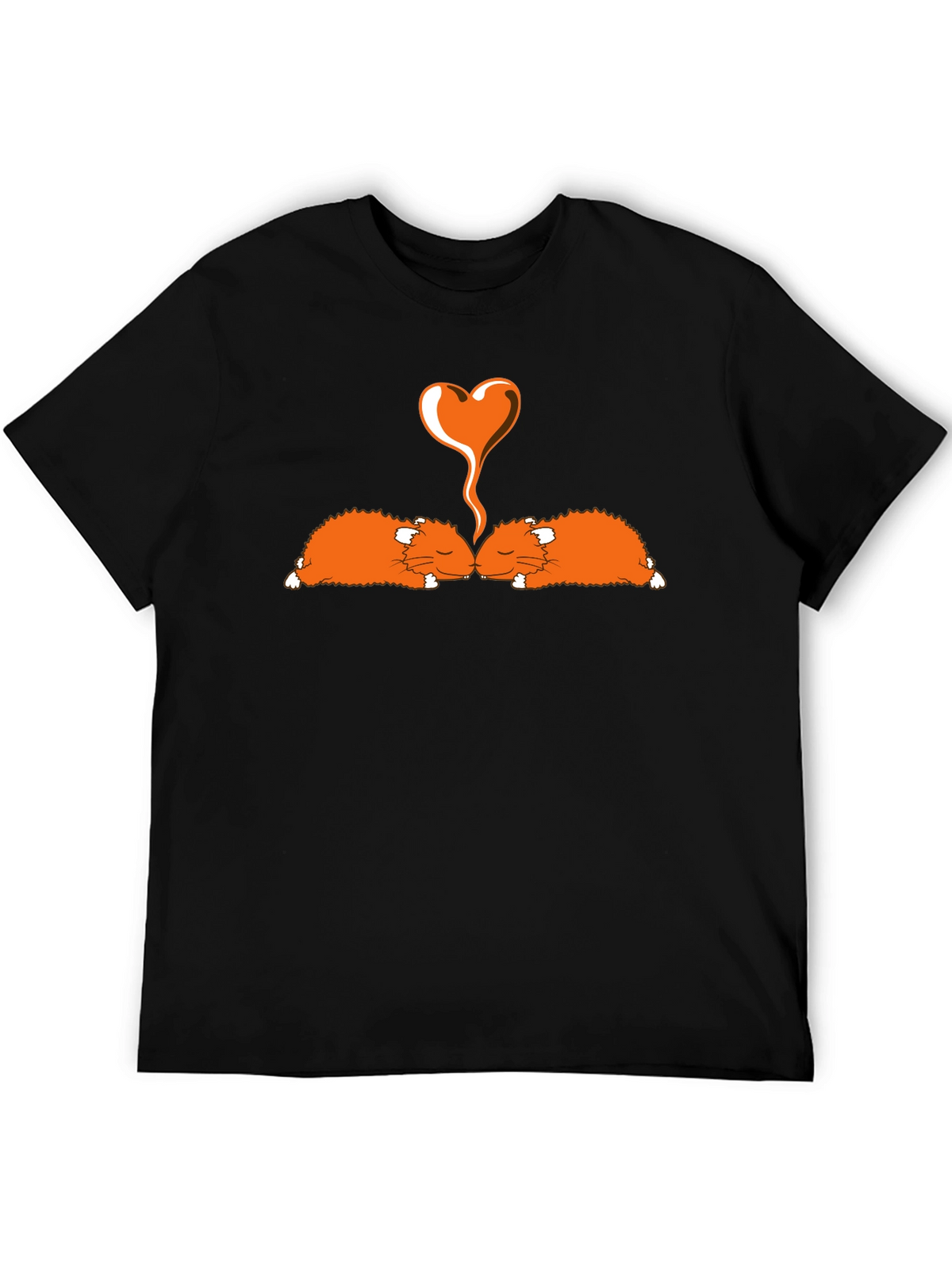 Hamster Love Black T-Shirt