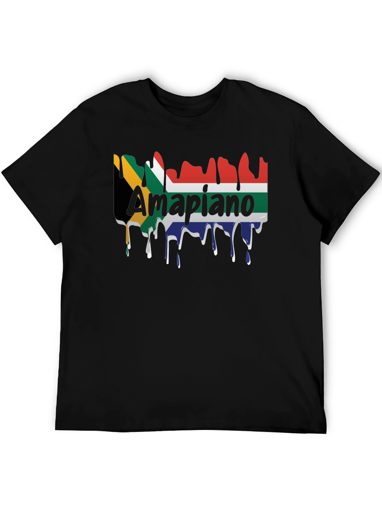 Amapiano South Africa Flag T-Shirt