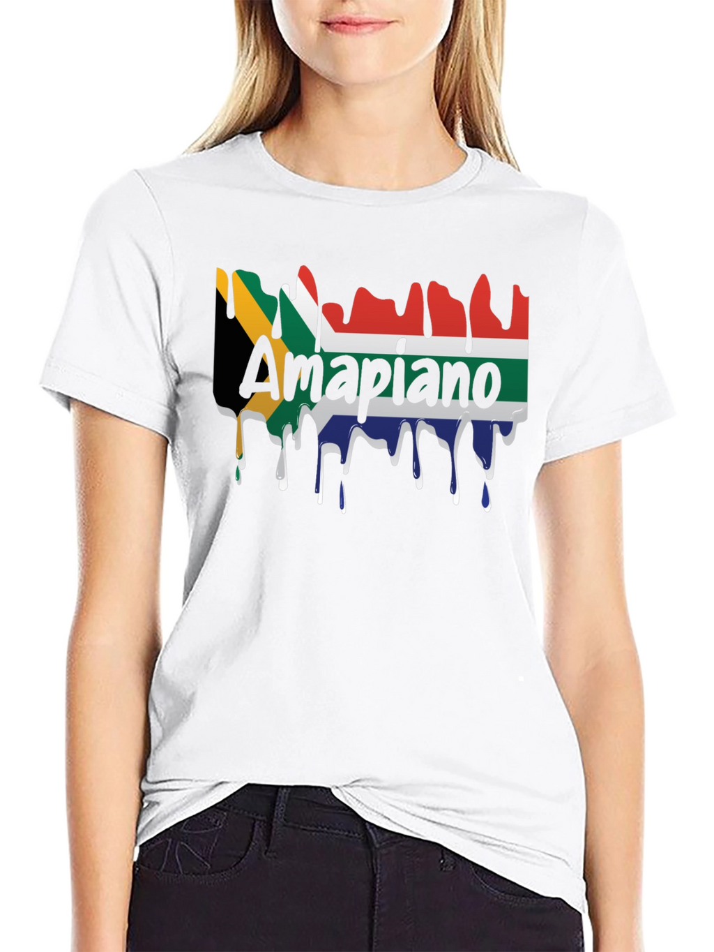 Amapiano South Africa Flag T-Shirt