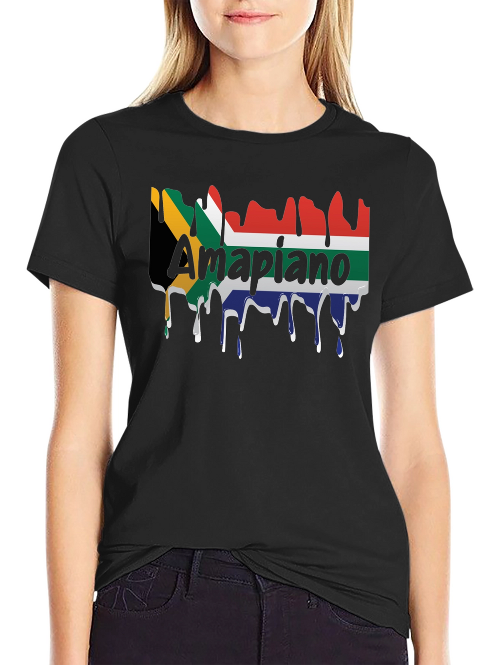 Amapiano South Africa Flag T-Shirt