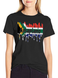 Amapiano South Africa Flag T-Shirt