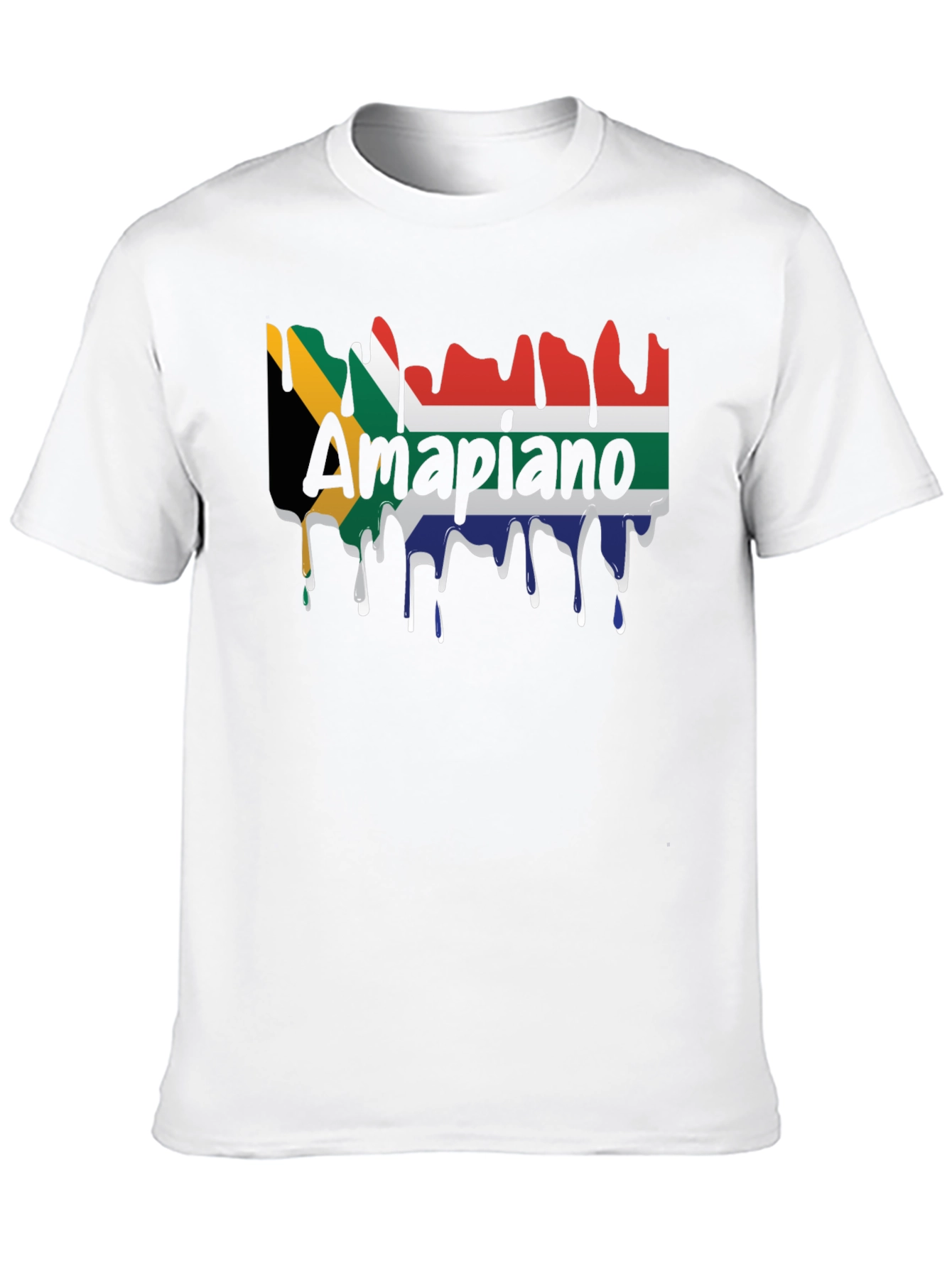 Amapiano South Africa Flag T-Shirt