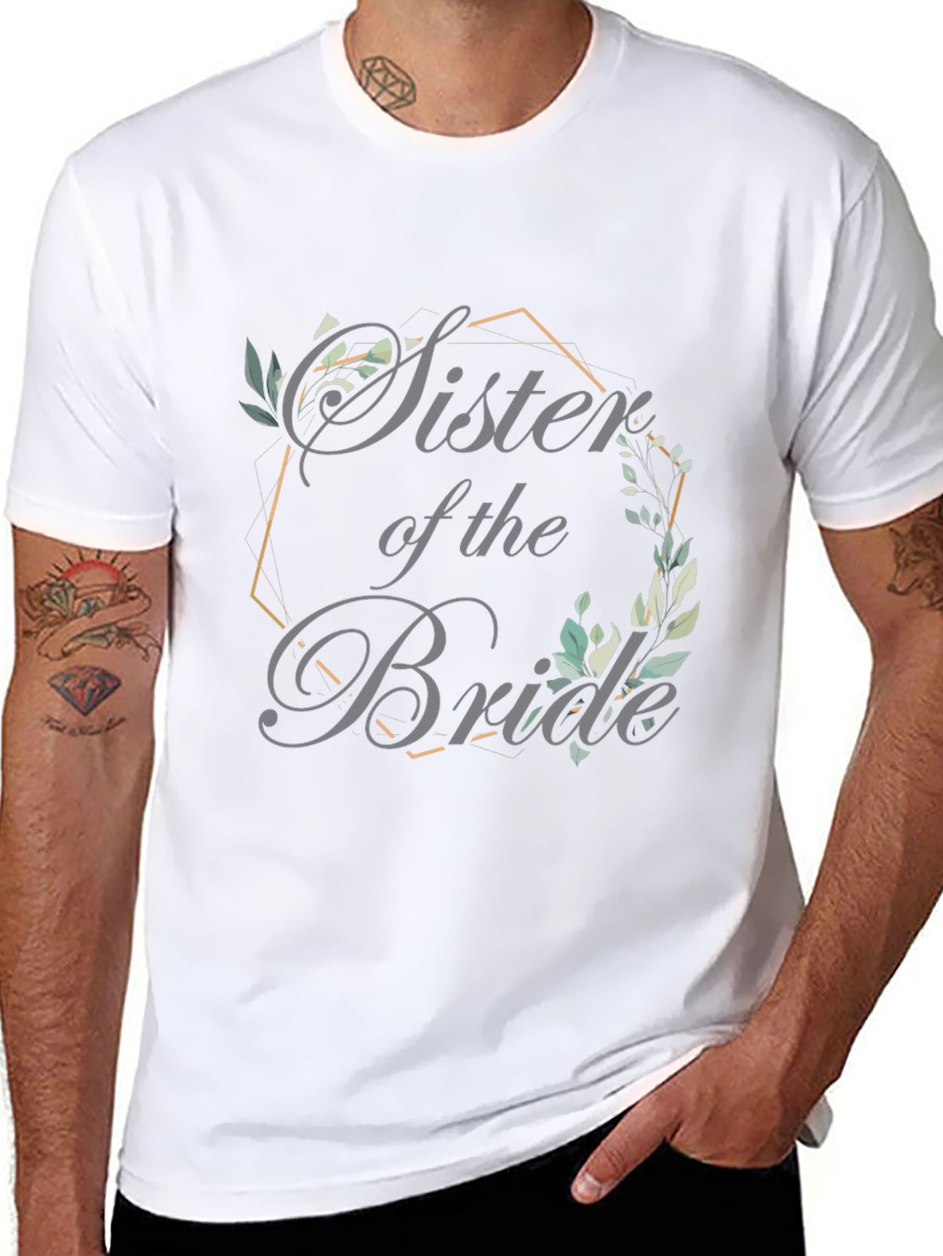Sister of the Bride Graphic Tee - Wedding Party Apparel