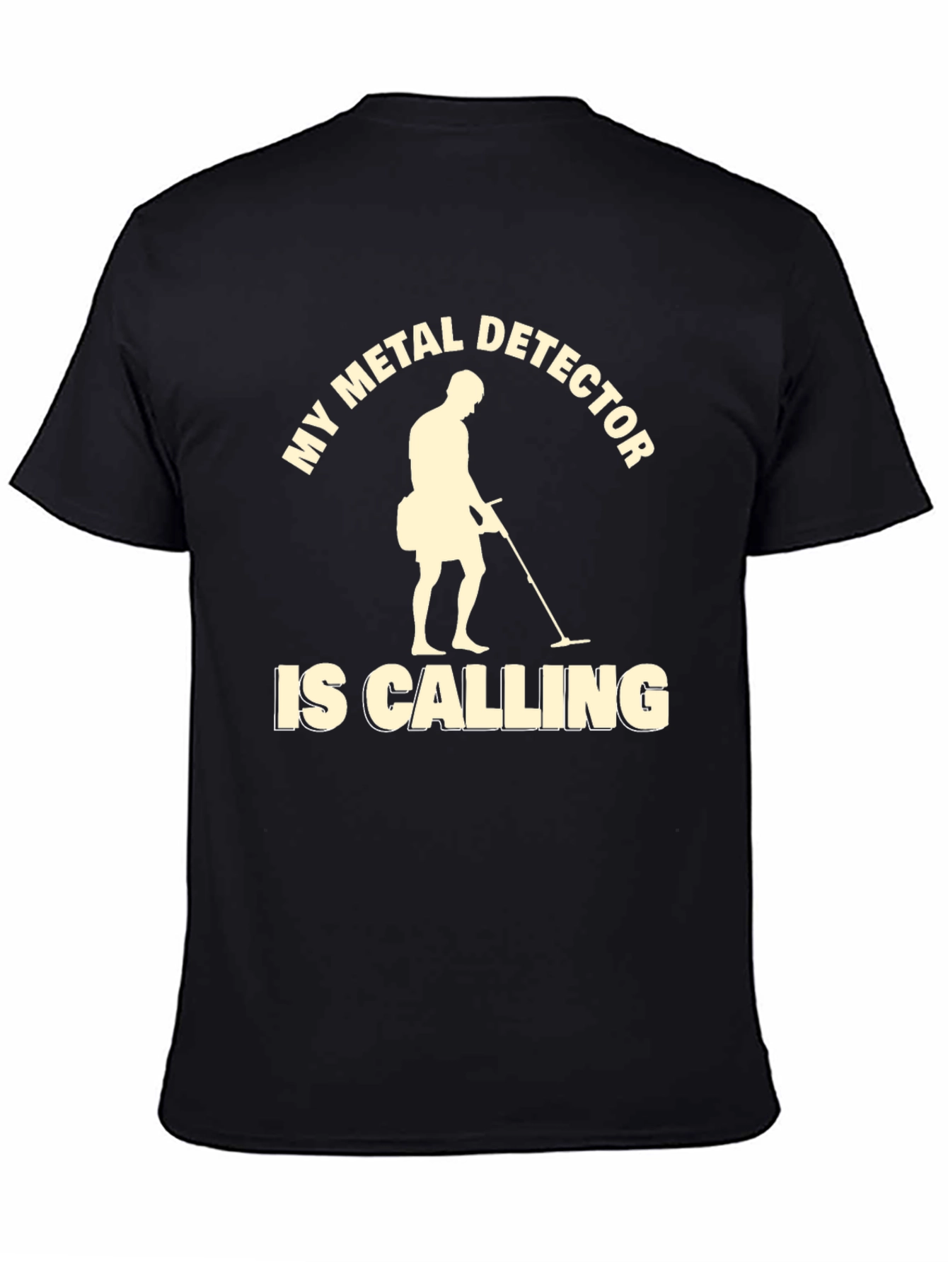 Metal Detector Calling Graphic T-Shirt