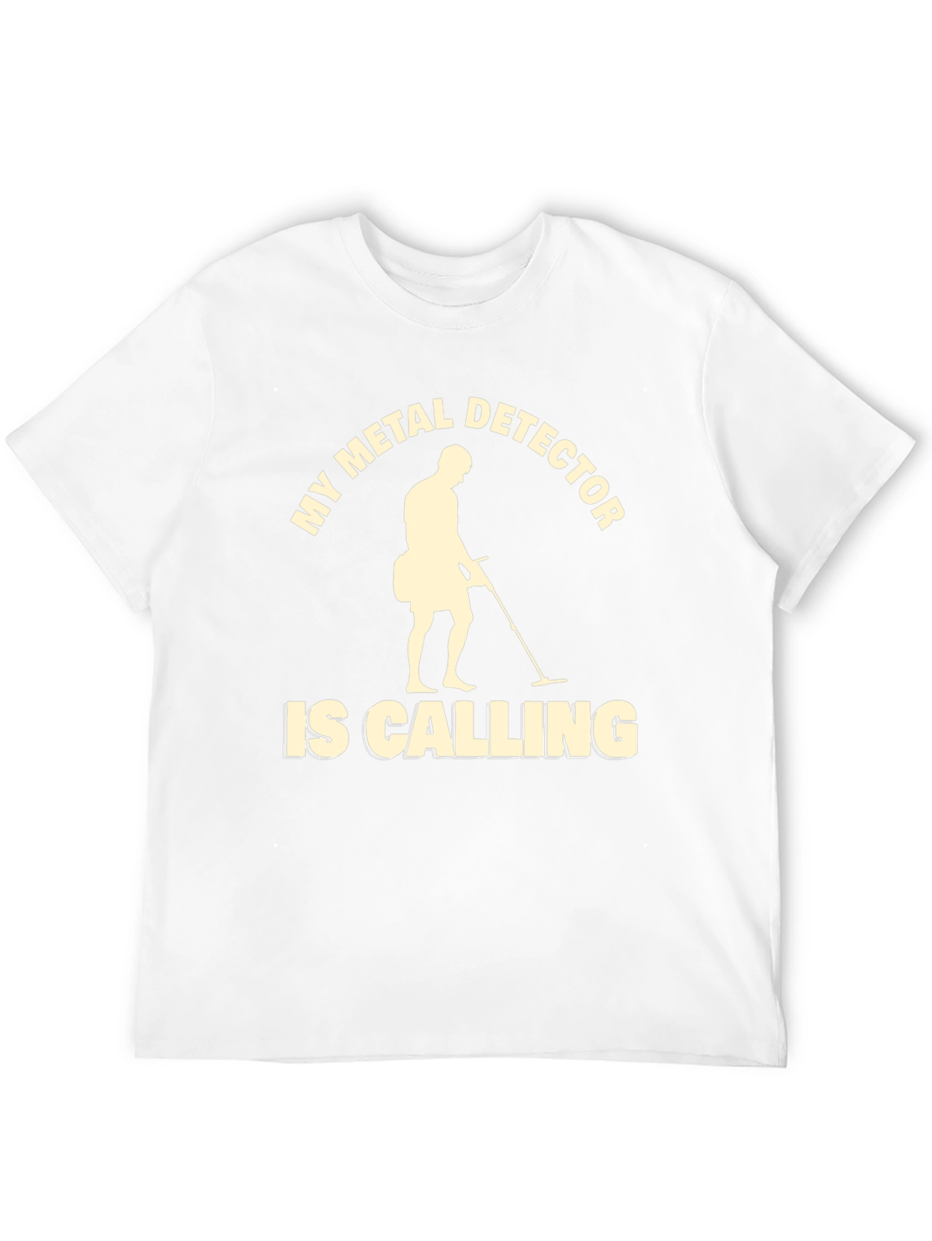 Metal Detector Calling Graphic T-Shirt