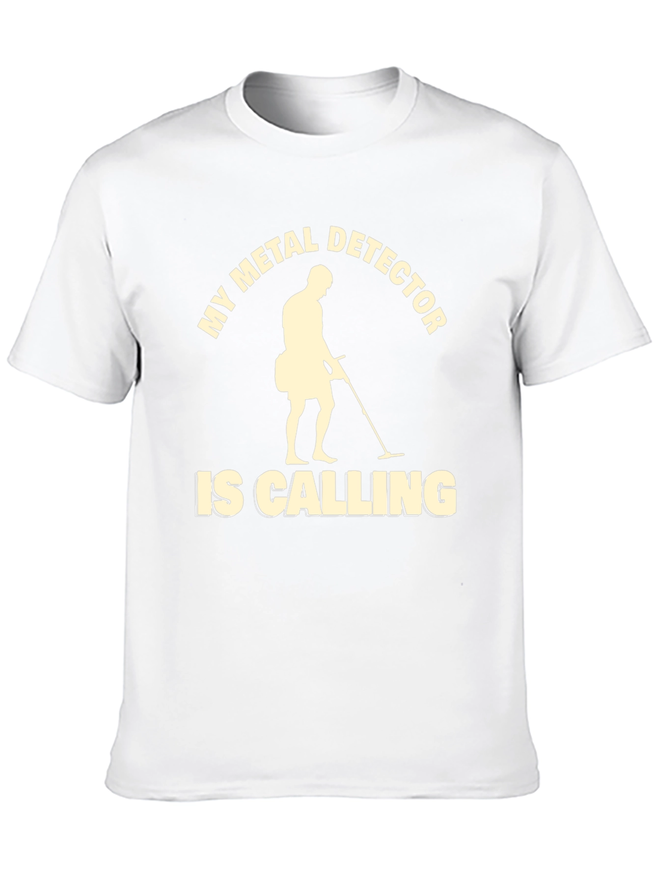 Metal Detector Calling Graphic T-Shirt