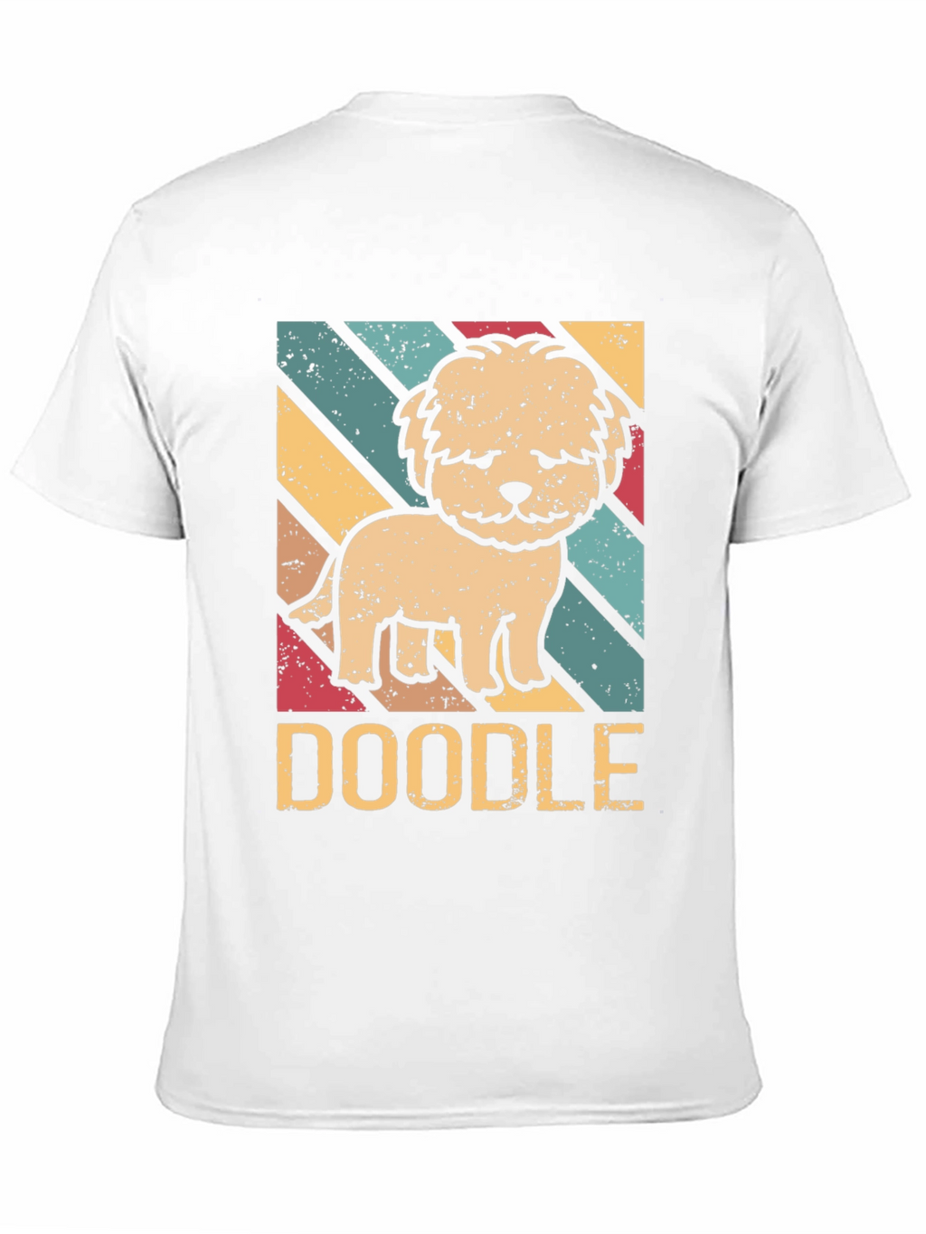 Retro Doodle Dog T-Shirt - Cute Pet Lover Tee