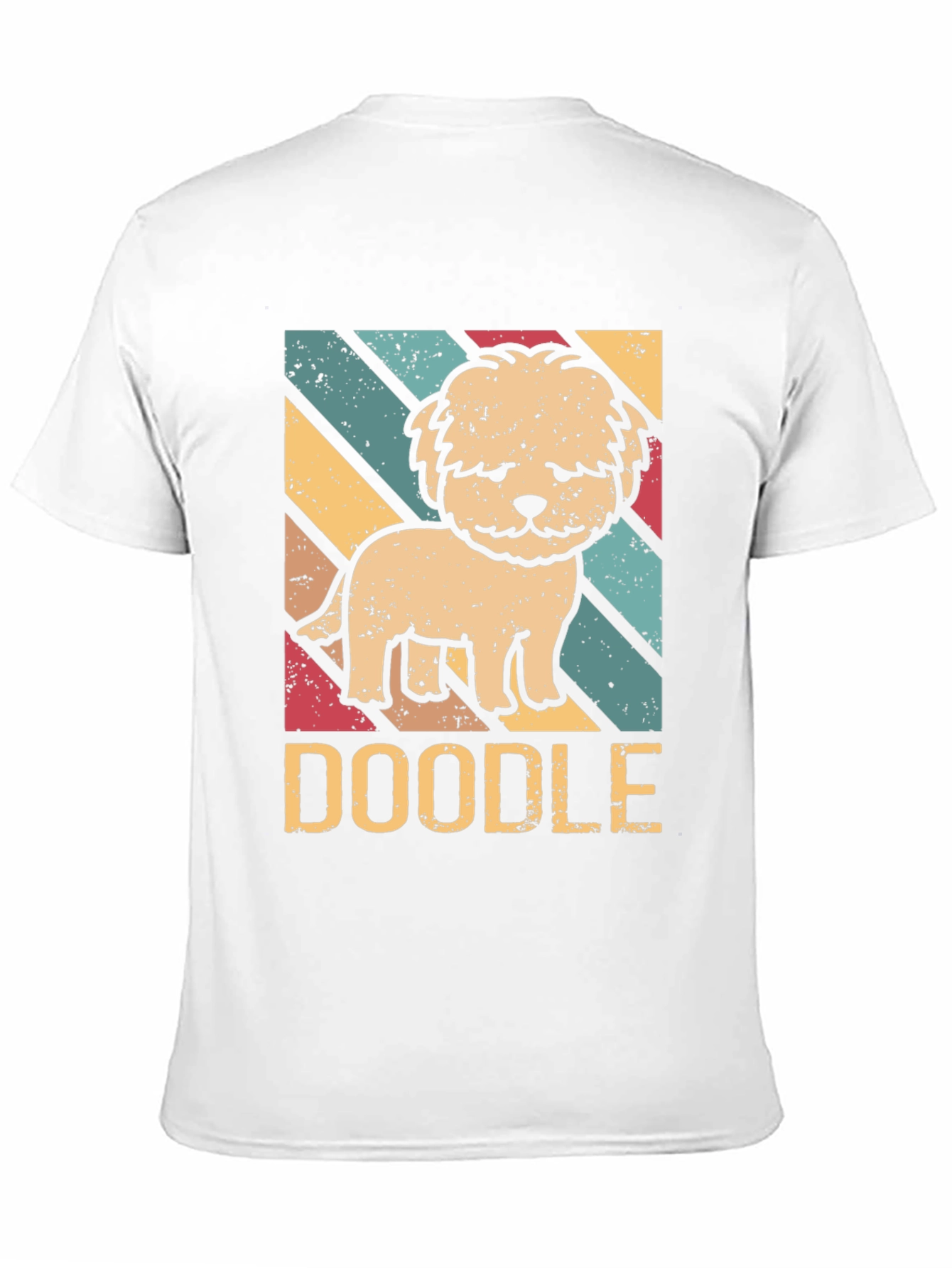 Retro Doodle Dog T-Shirt - Cute Pet Lover Tee