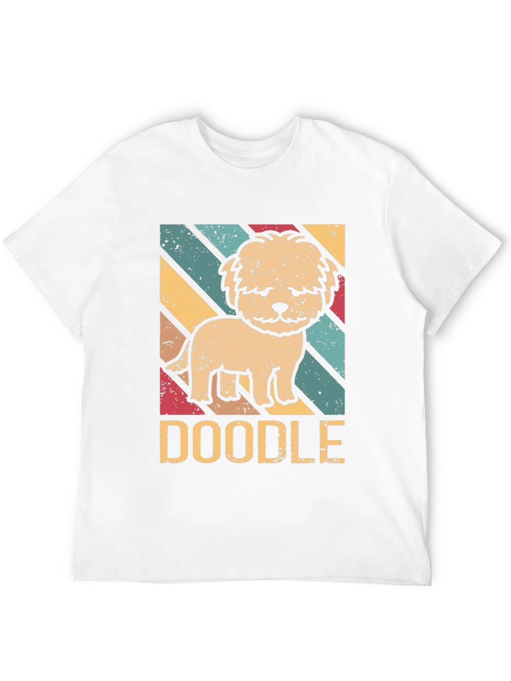 Retro Doodle Dog T-Shirt - Cute Pet Lover Tee
