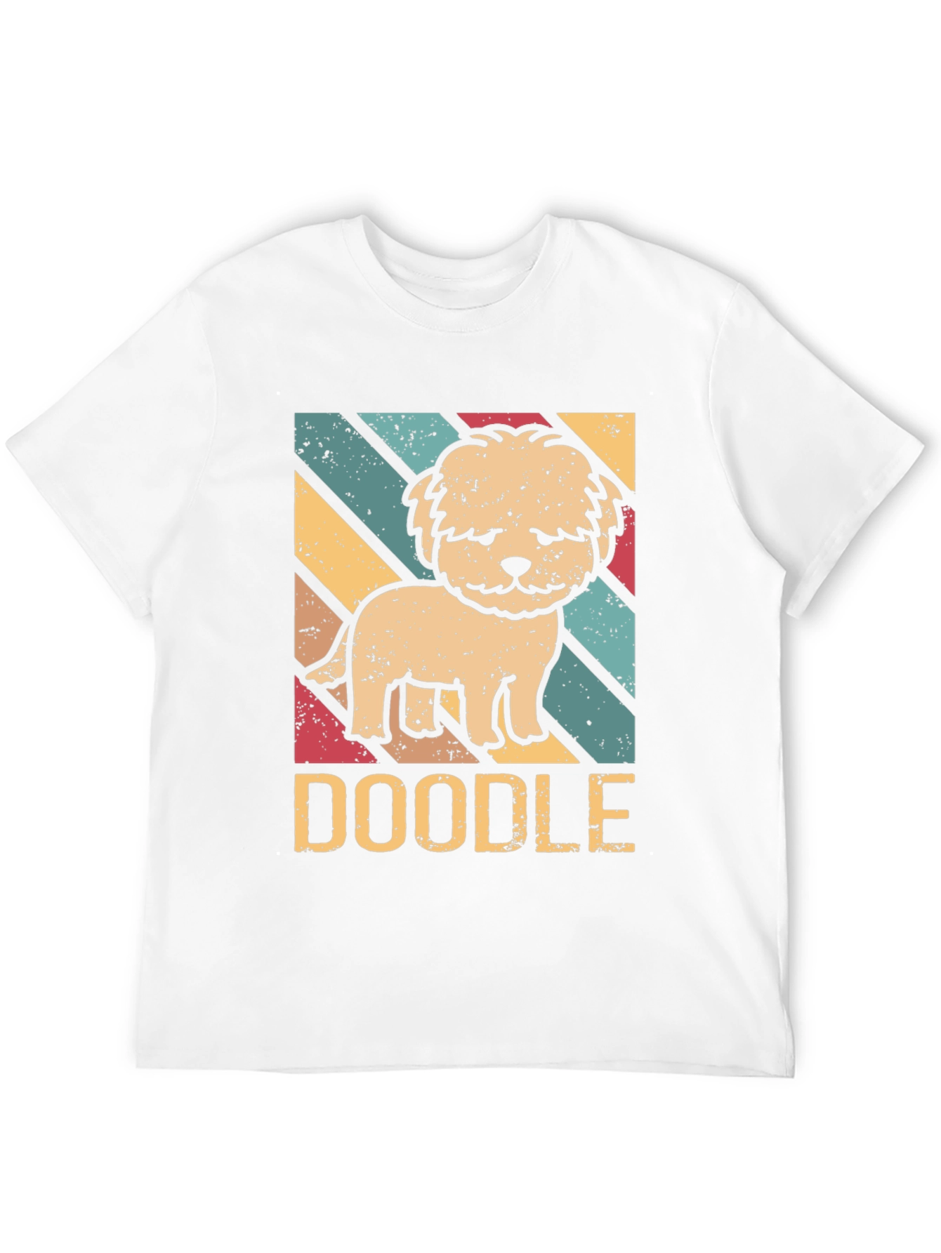 Retro Doodle Dog T-Shirt - Cute Pet Lover Tee