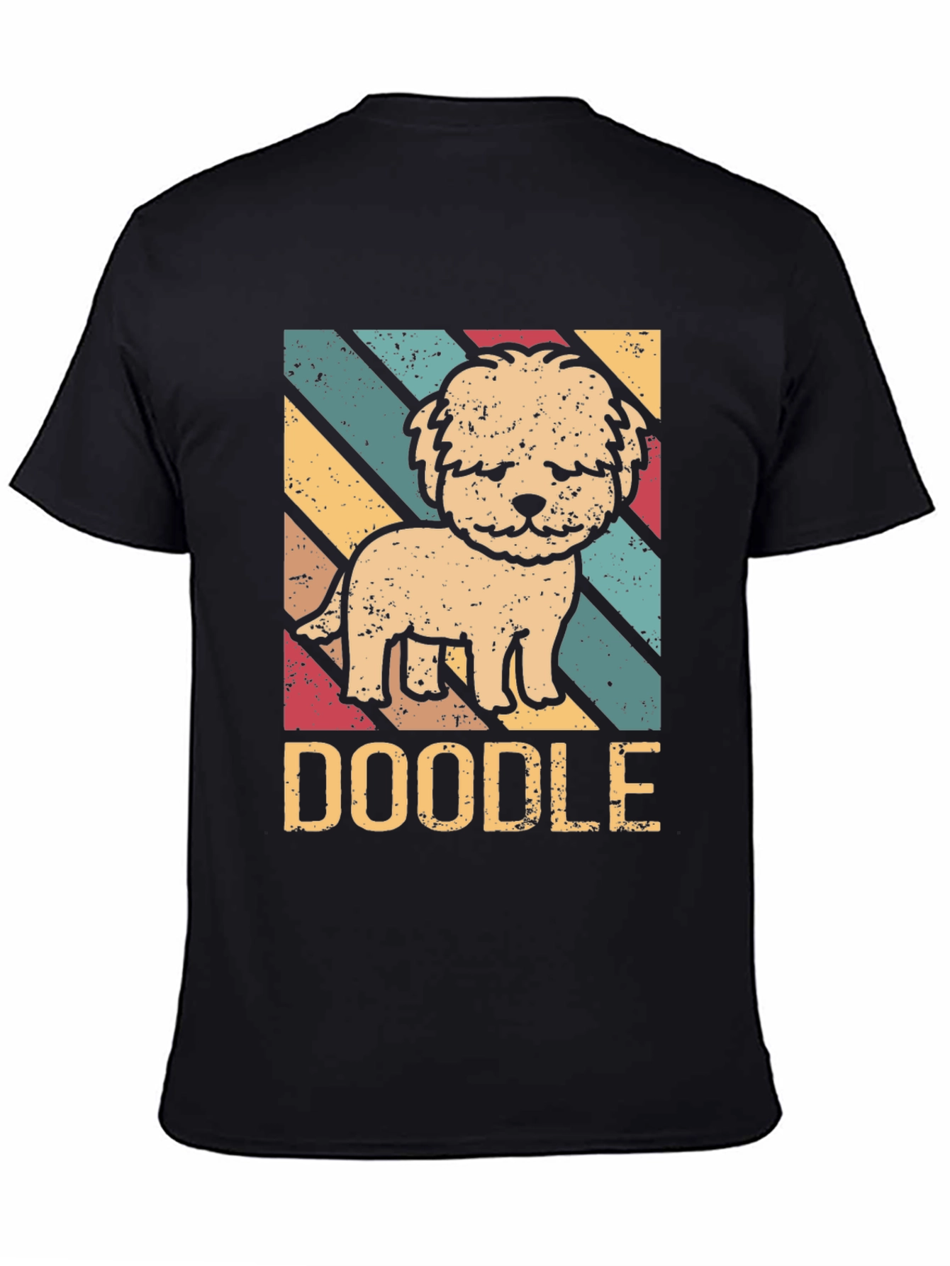 Retro Doodle Dog T-Shirt - Cute Pet Lover Tee