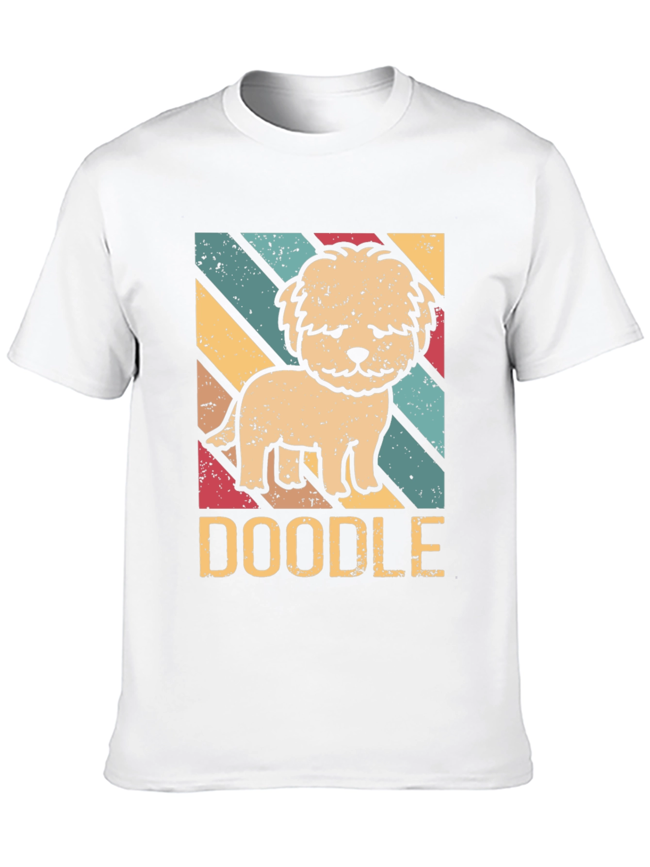 Retro Doodle Dog T-Shirt - Cute Pet Lover Tee