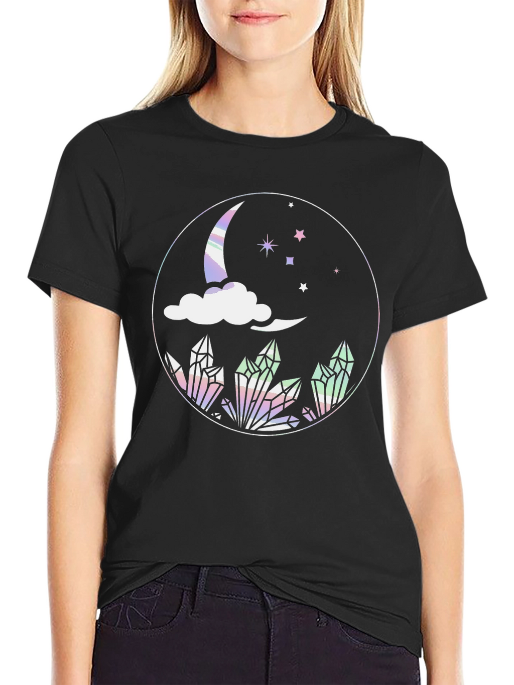Mystic Moon Crystal Graphic Tee