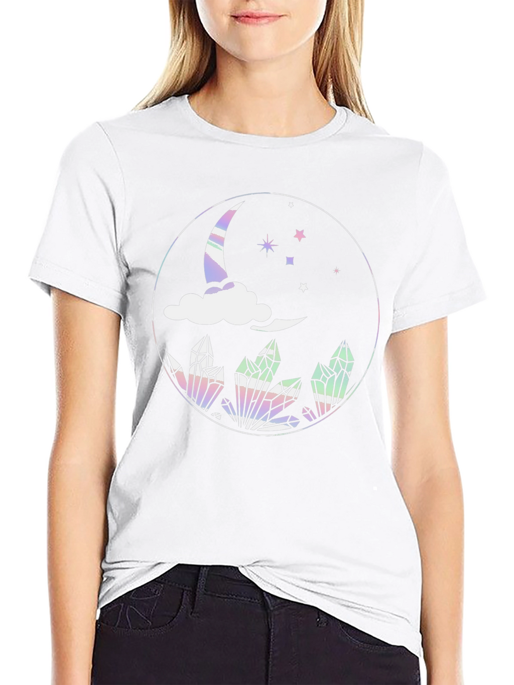 Mystic Moon Crystal Graphic Tee