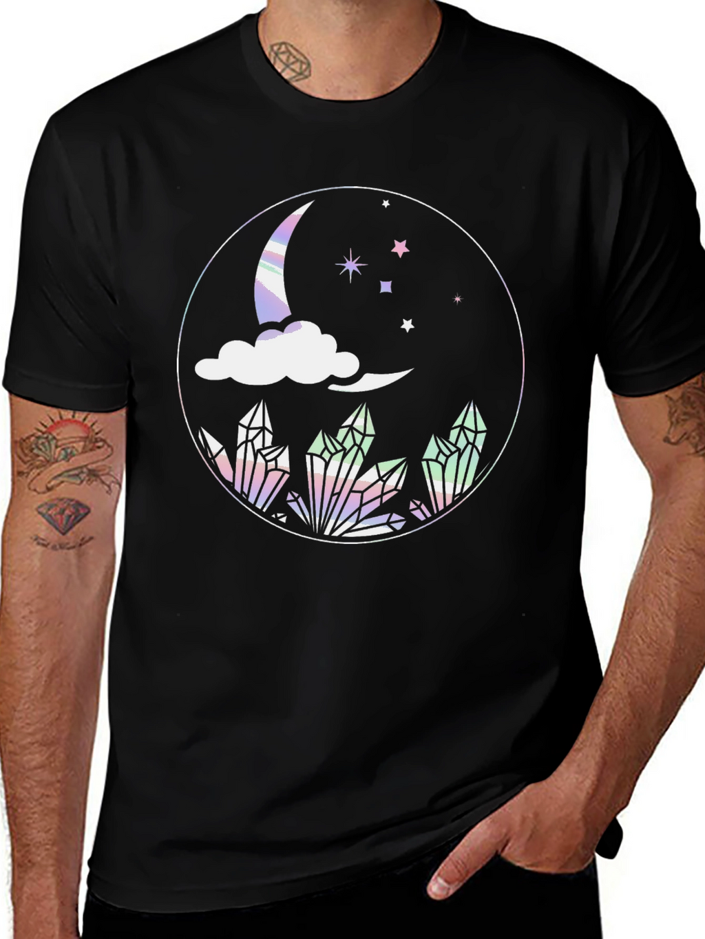 Mystic Moon Crystal Graphic Tee