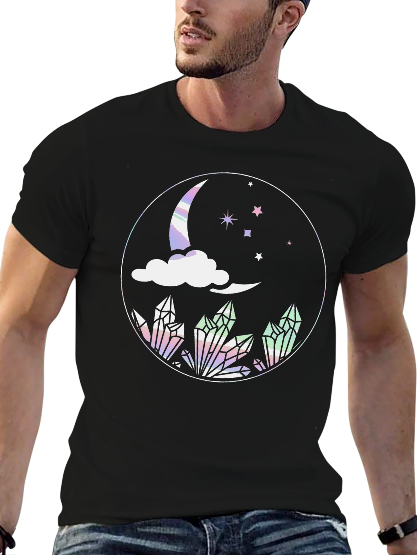 Mystic Moon Crystal Graphic Tee