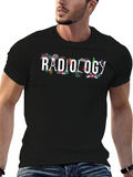 Radiology Floral Graphic T-Shirt Medical Tee