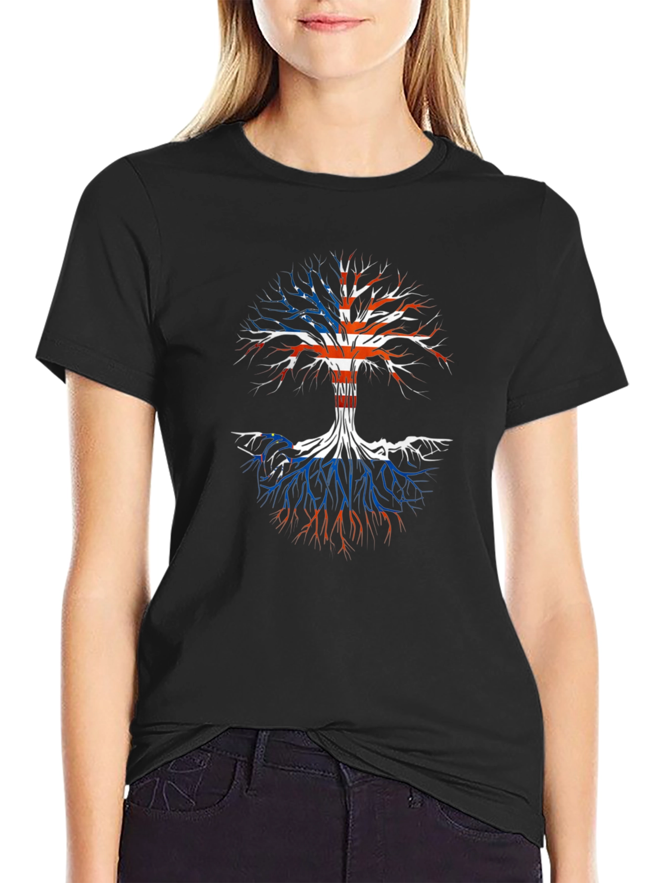 Flag Tree Graphic Tee - Roots & Unity