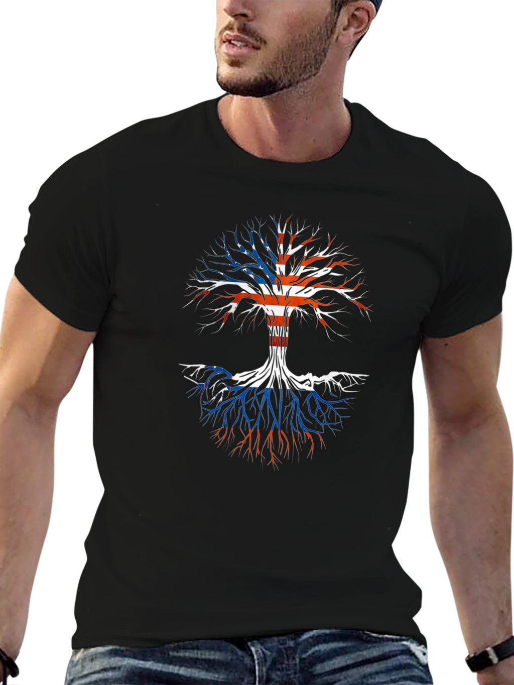 Flag Tree Graphic Tee - Roots & Unity