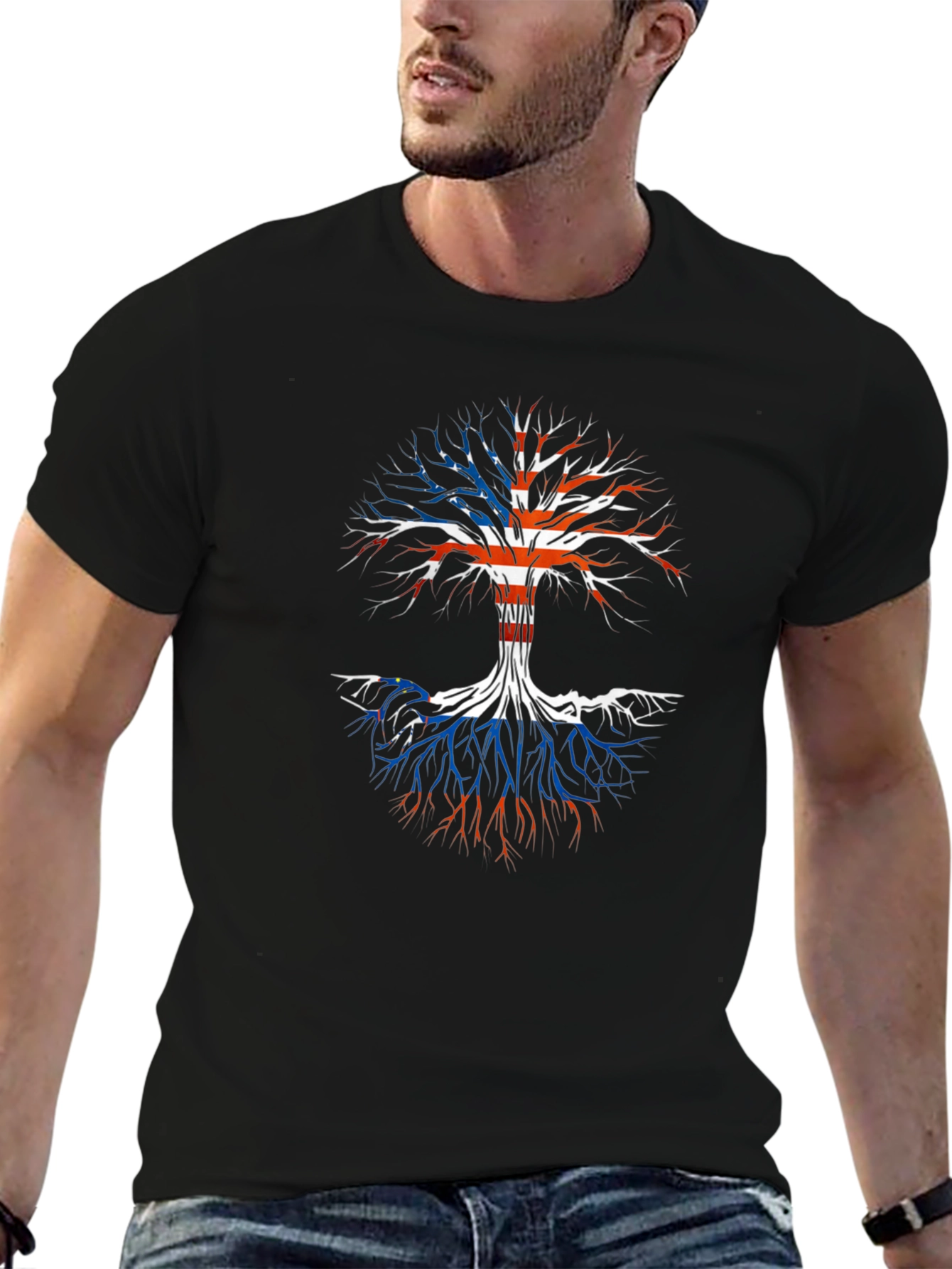 Flag Tree Graphic Tee - Roots & Unity