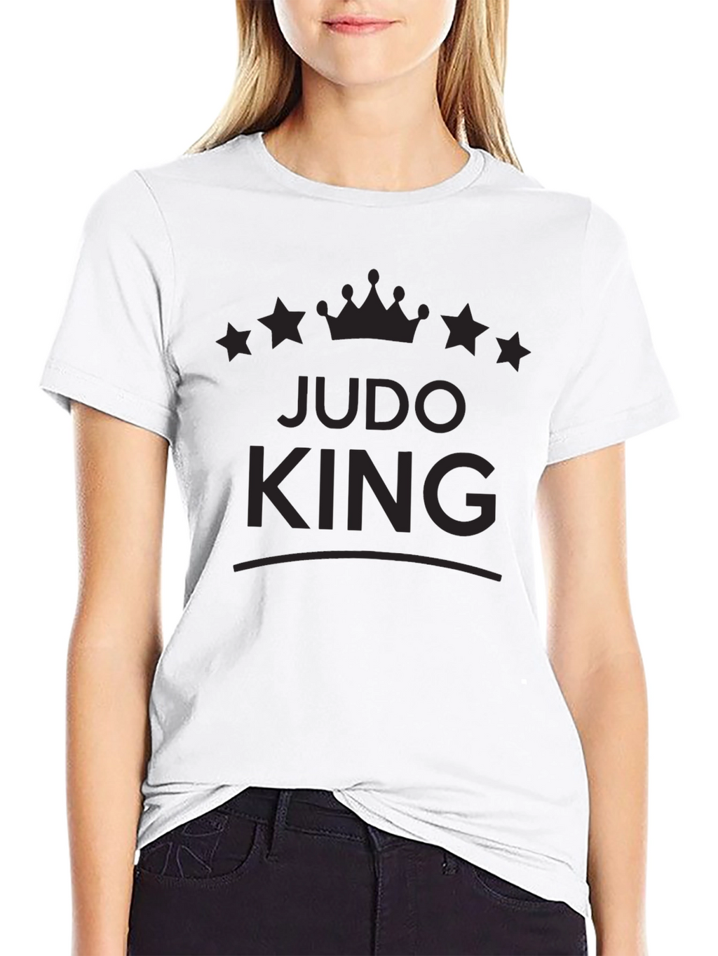 Judo King Black Graphic Tee