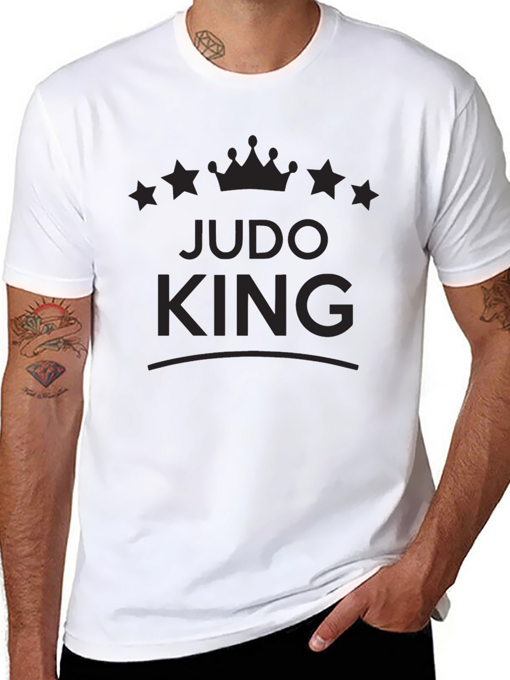 Judo King Black Graphic Tee