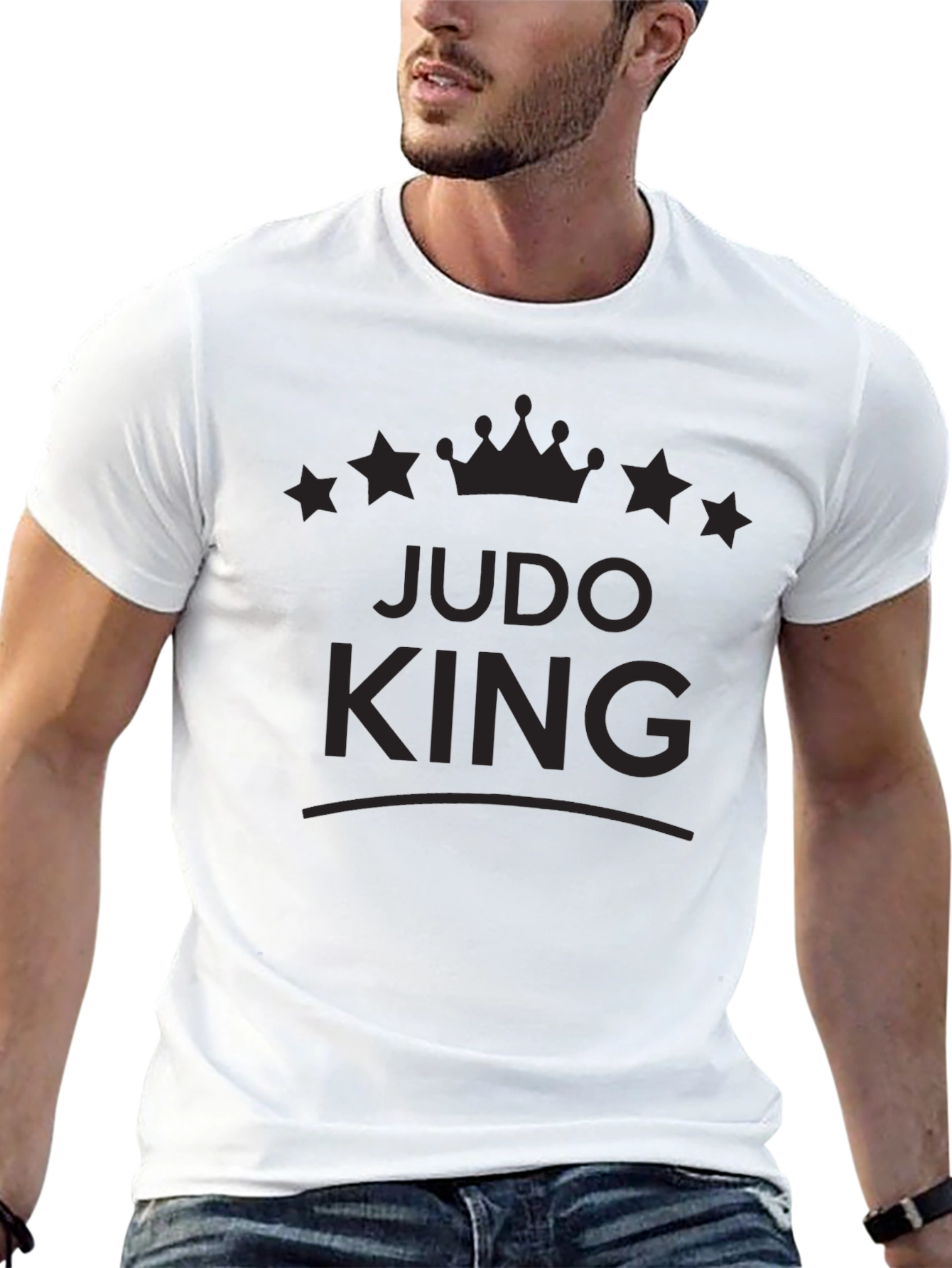 Judo King Black Graphic Tee