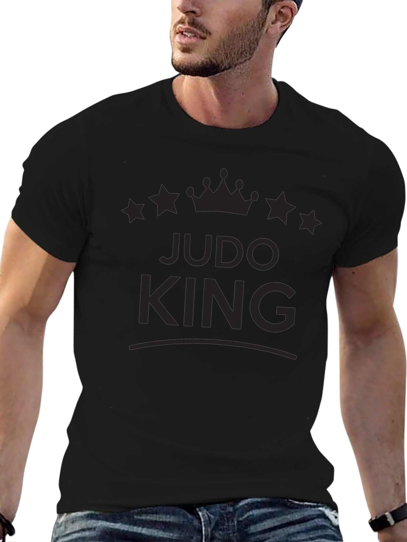 Judo King Black Graphic Tee
