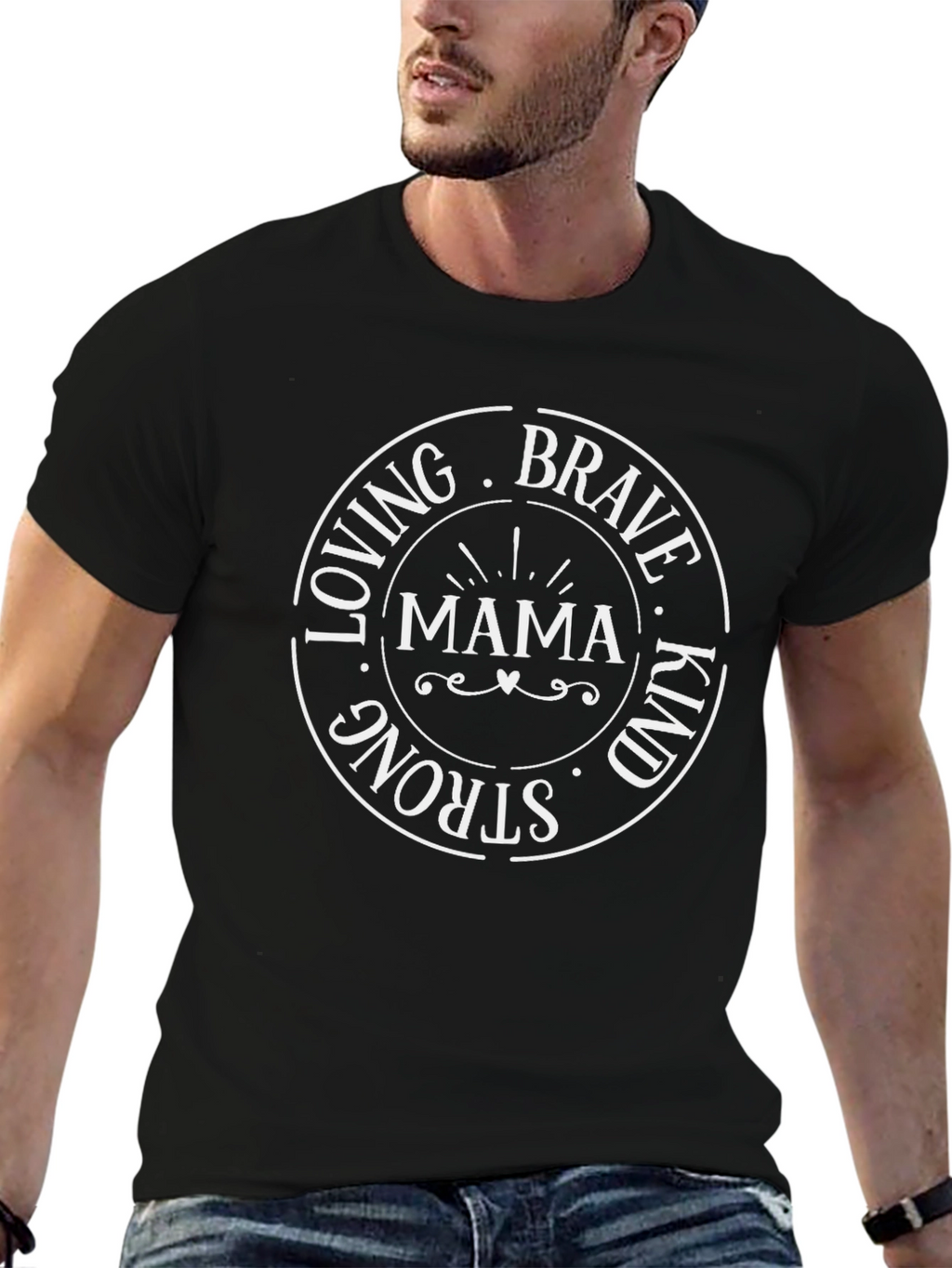 Mama Brave Kind Strong Loving T-Shirt