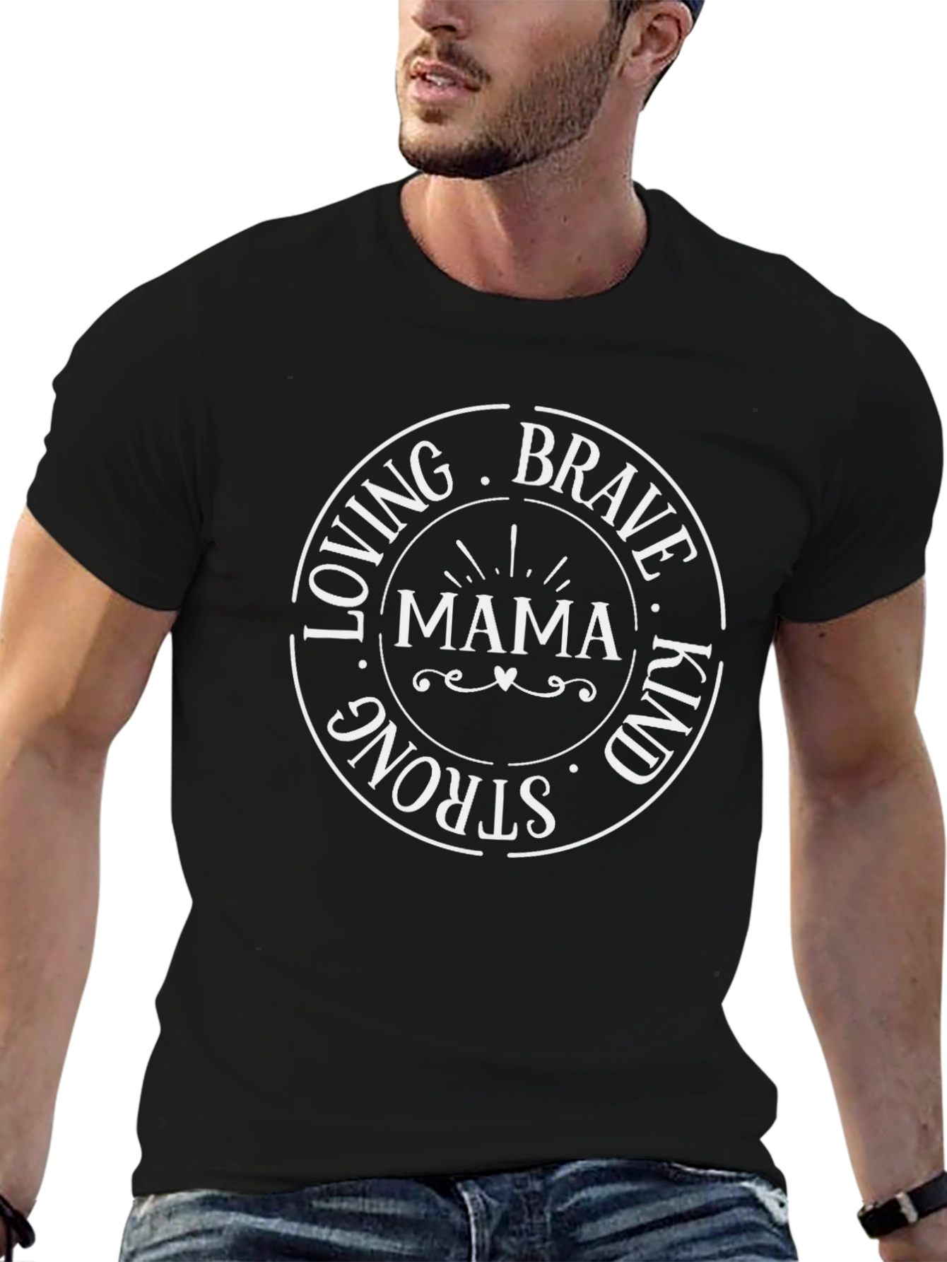 Mama Brave Kind Strong Loving T-Shirt