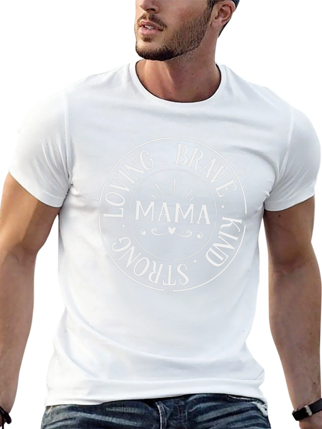 Mama Brave Kind Strong Loving T-Shirt