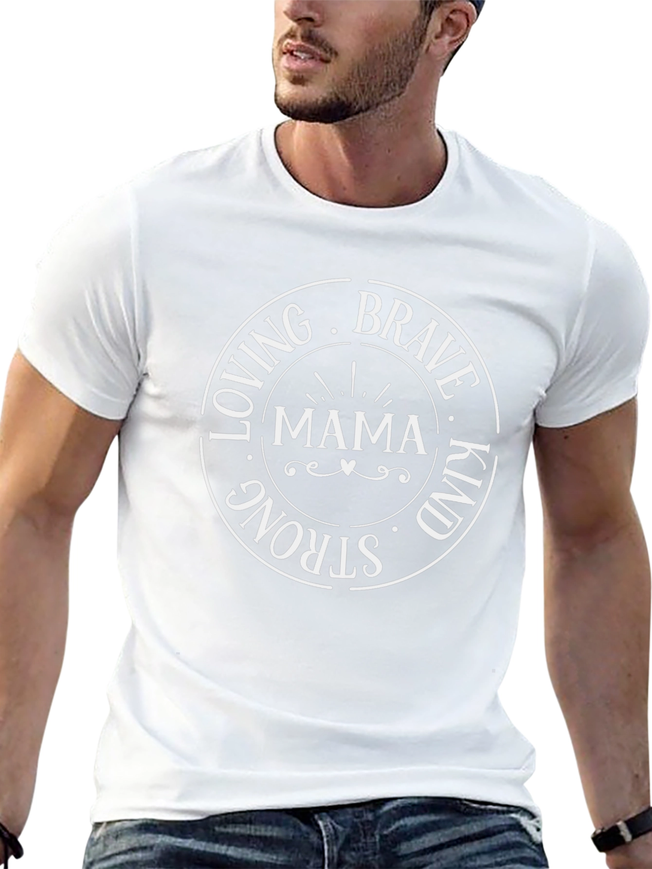 Mama Brave Kind Strong Loving T-Shirt