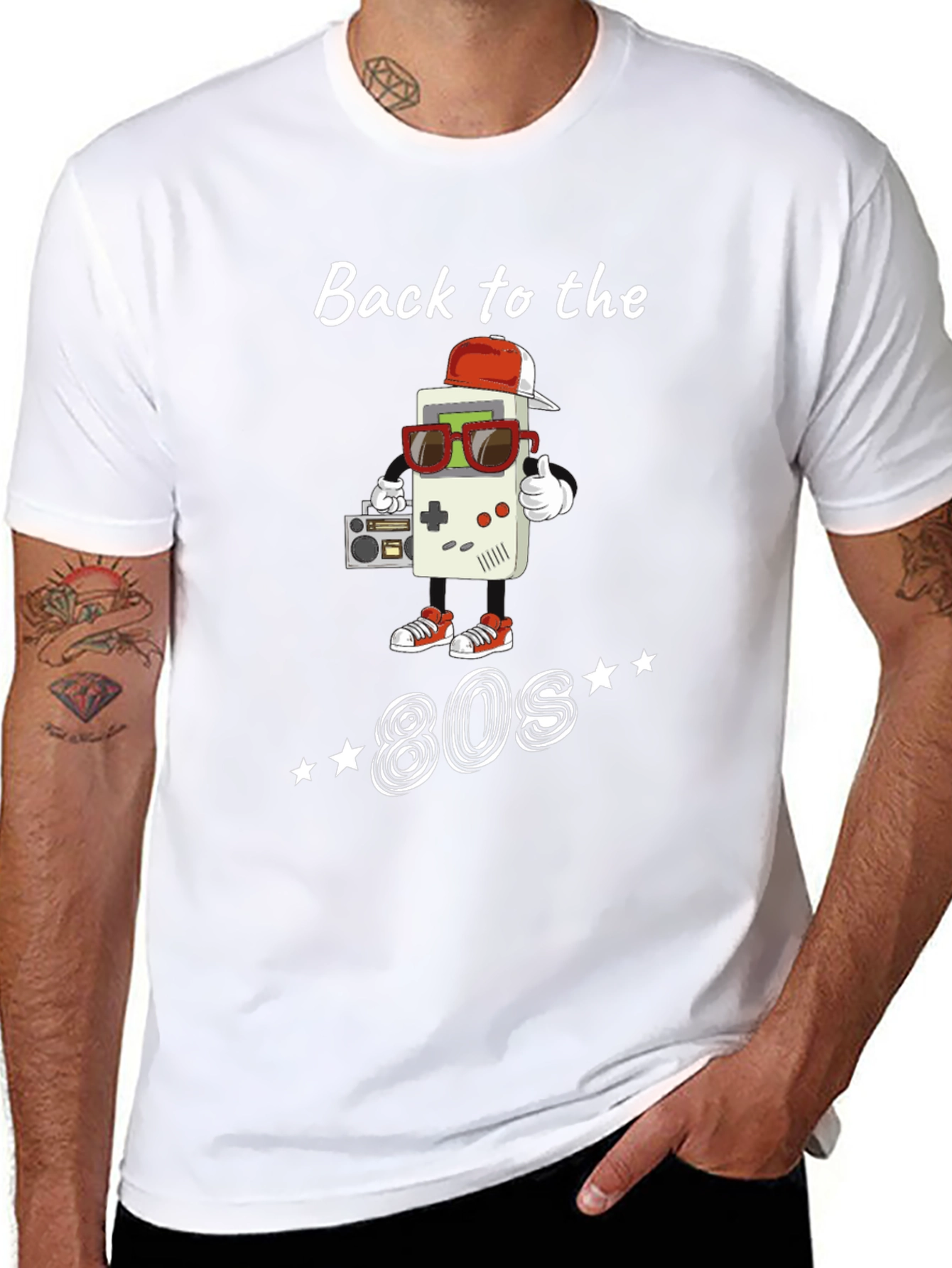 Back to the 80s Black T-Shirt
