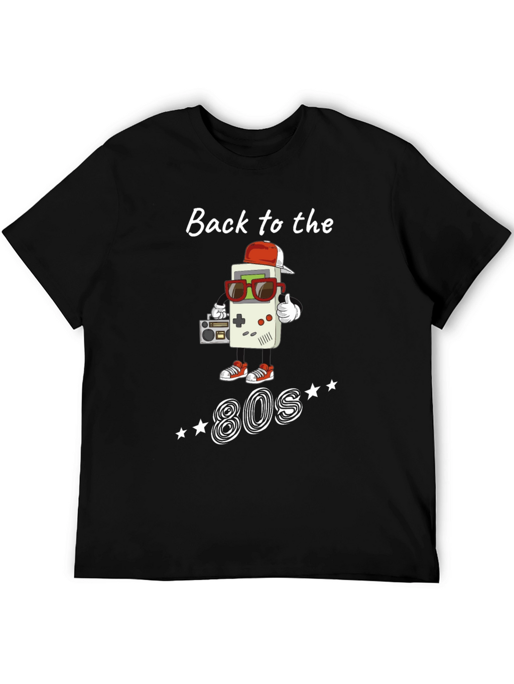 Back to the 80s Black T-Shirt