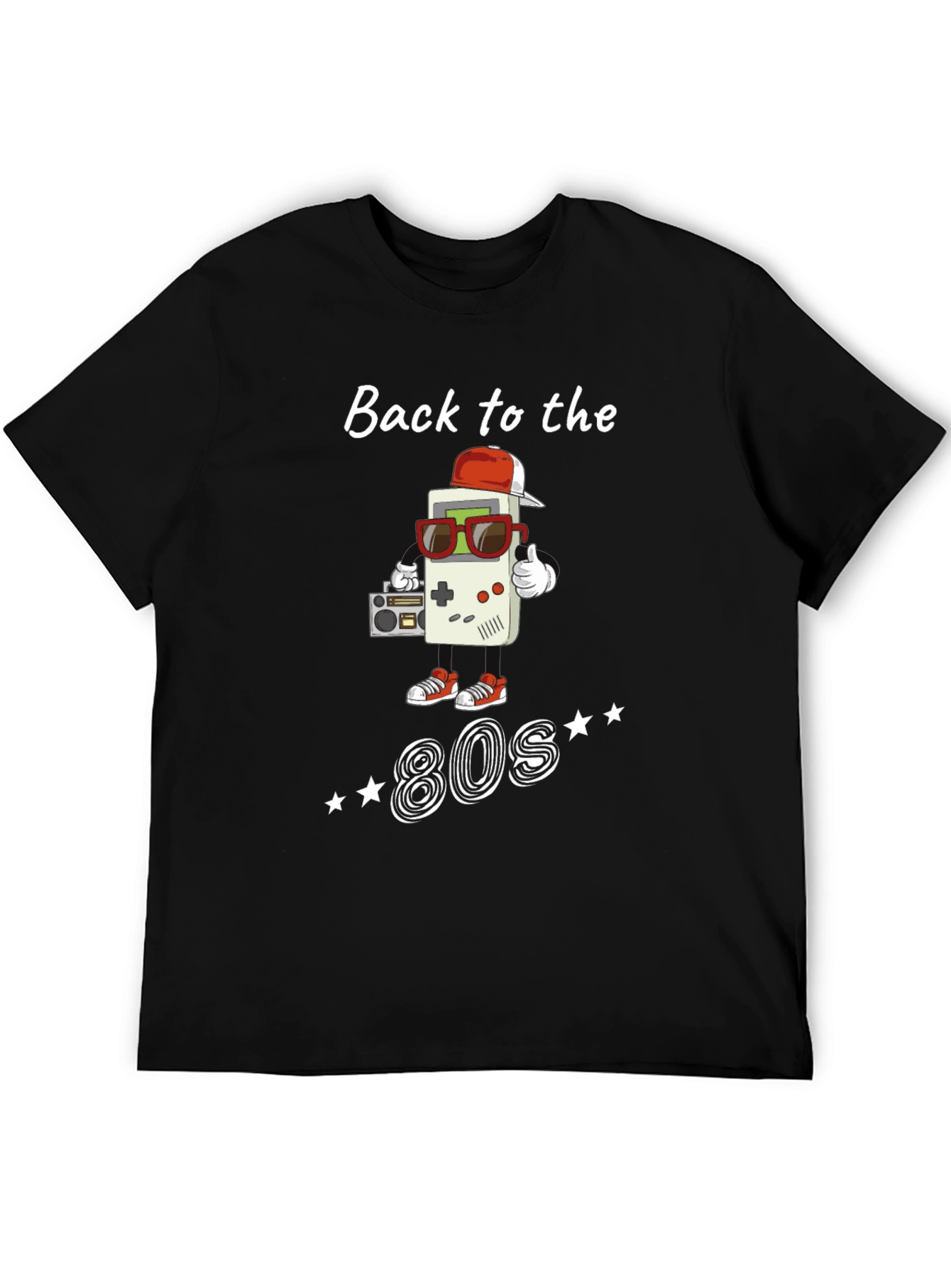 Back to the 80s Black T-Shirt