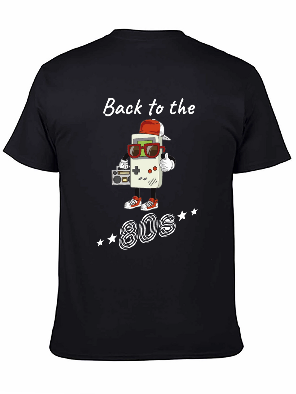 Back to the 80s Black T-Shirt