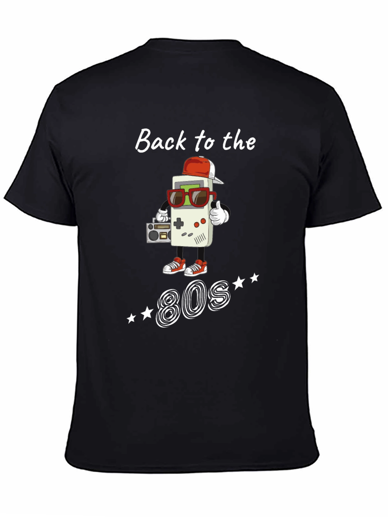 Back to the 80s Black T-Shirt