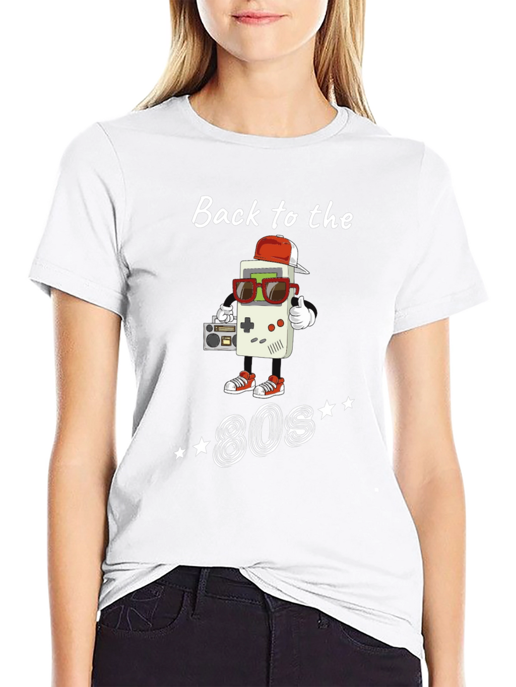 Back to the 80s Black T-Shirt