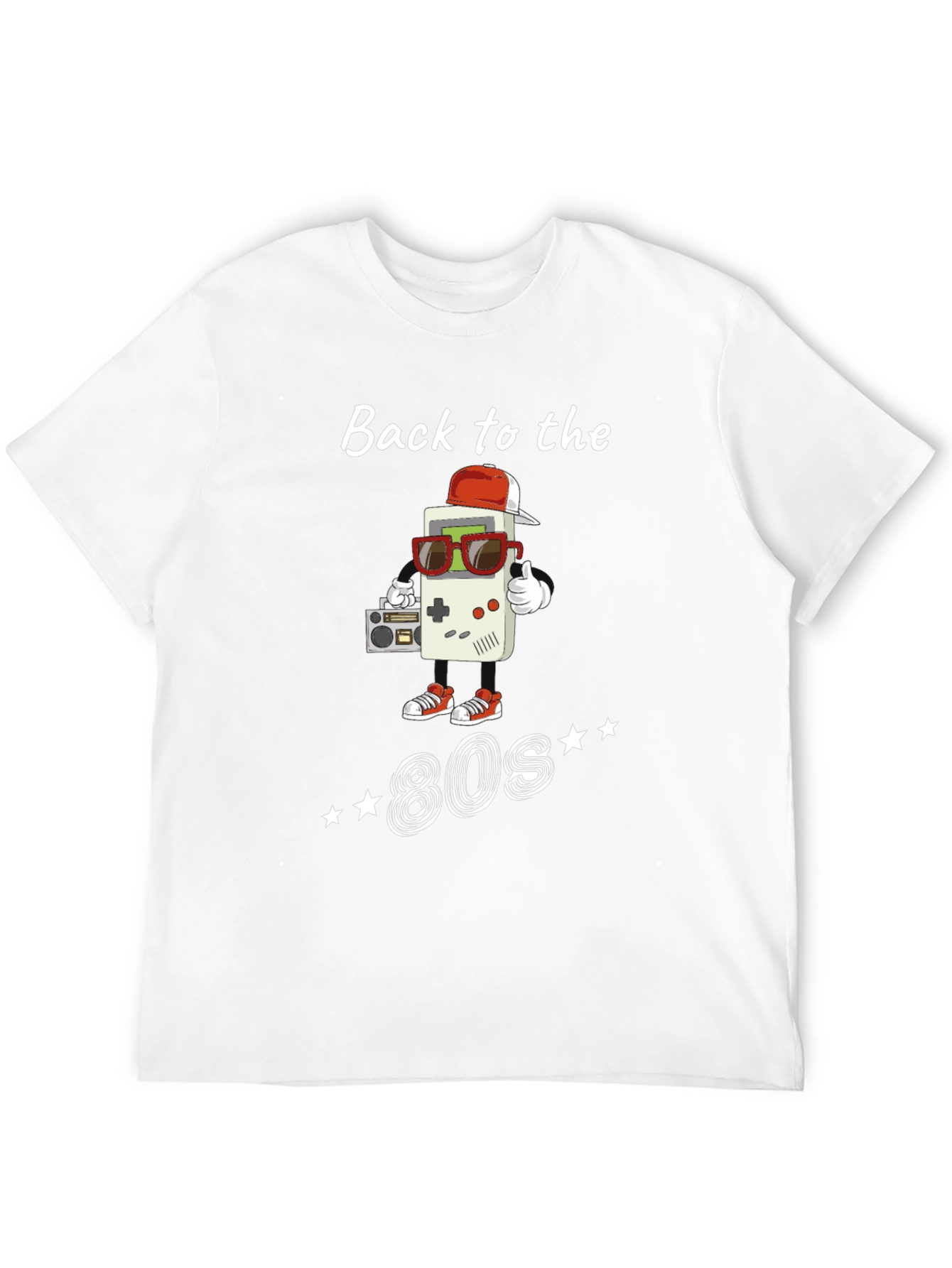 Back to the 80s Black T-Shirt