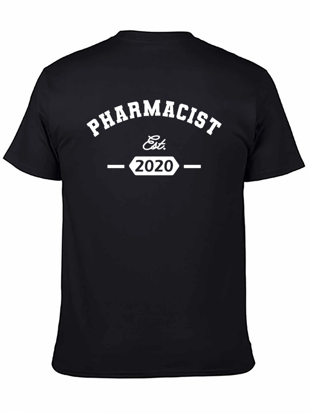 Pharmacist Est. 2020 Black T-Shirt
