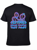 Certified Roller Coaster Test Pilot Graphic T-Shirt