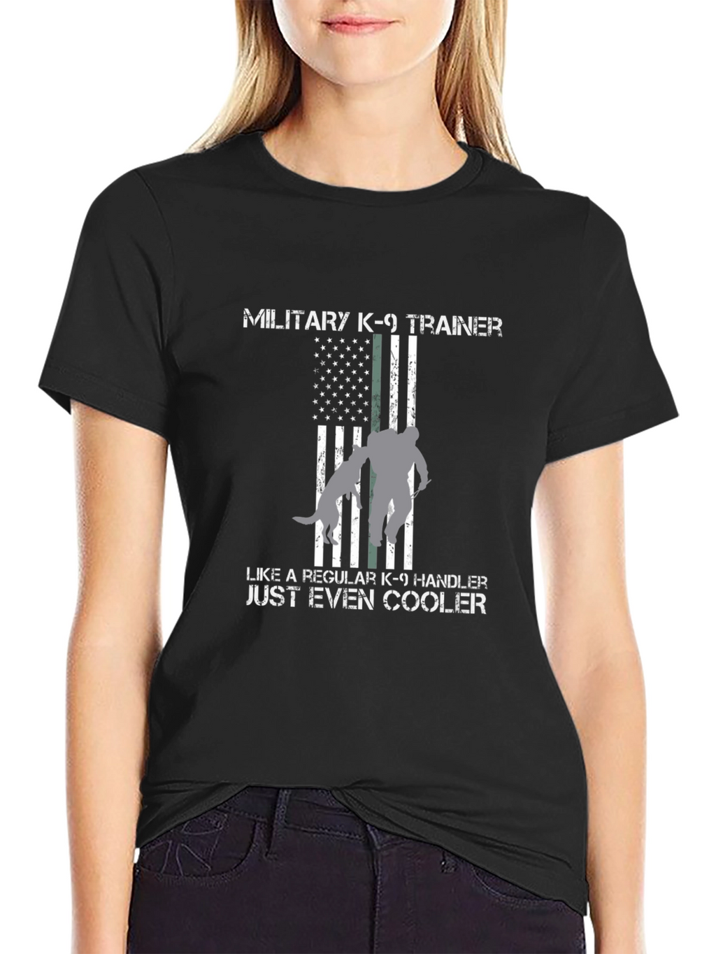Military K-9 Trainer T-Shirt - Even Cooler
