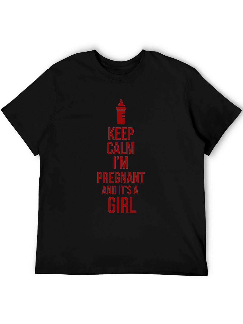 Keep Calm Im Pregnant Girl T-Shirt